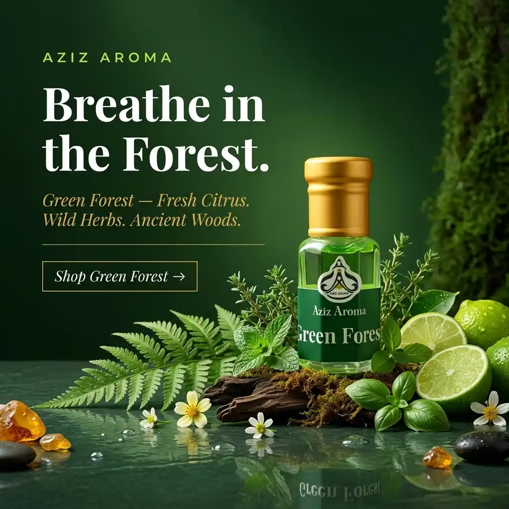 Green Forest Attar - Aziz Aroma